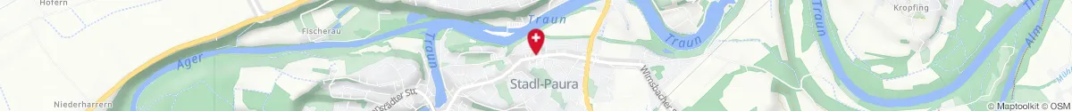 Kartendarstellung des Standorts für Vital Apotheke in 4651 Stadl-Paura
